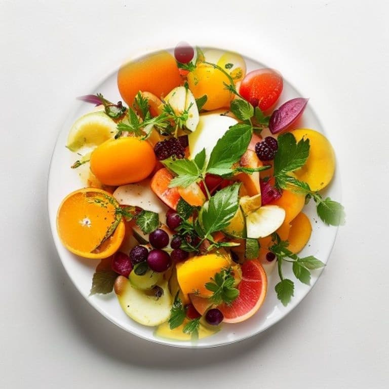 Salade de fruits de saison à la menthe