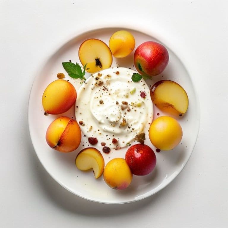 Yaourt aux pommes et miel