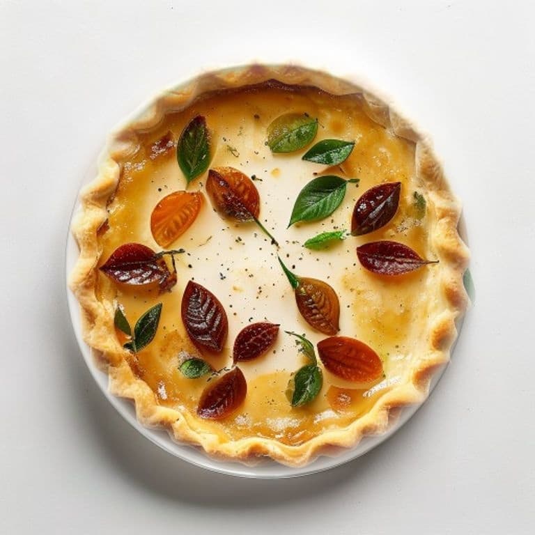 Tarte fine poire, noisettes et miel