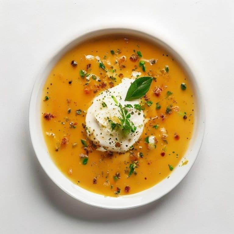 Velouté de potiron au cumin