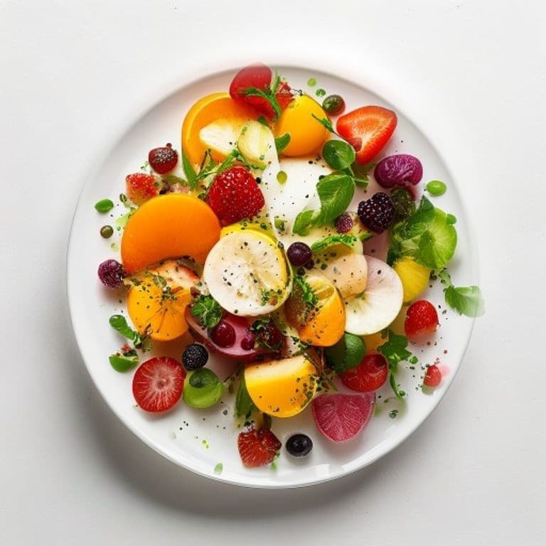 Salade de fruits frais multicolore