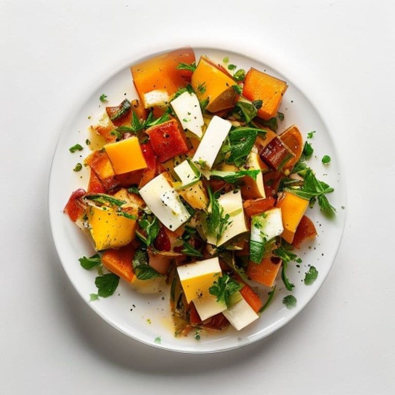 Poêlée de légumes et tofu soyeux à la sauce soja
