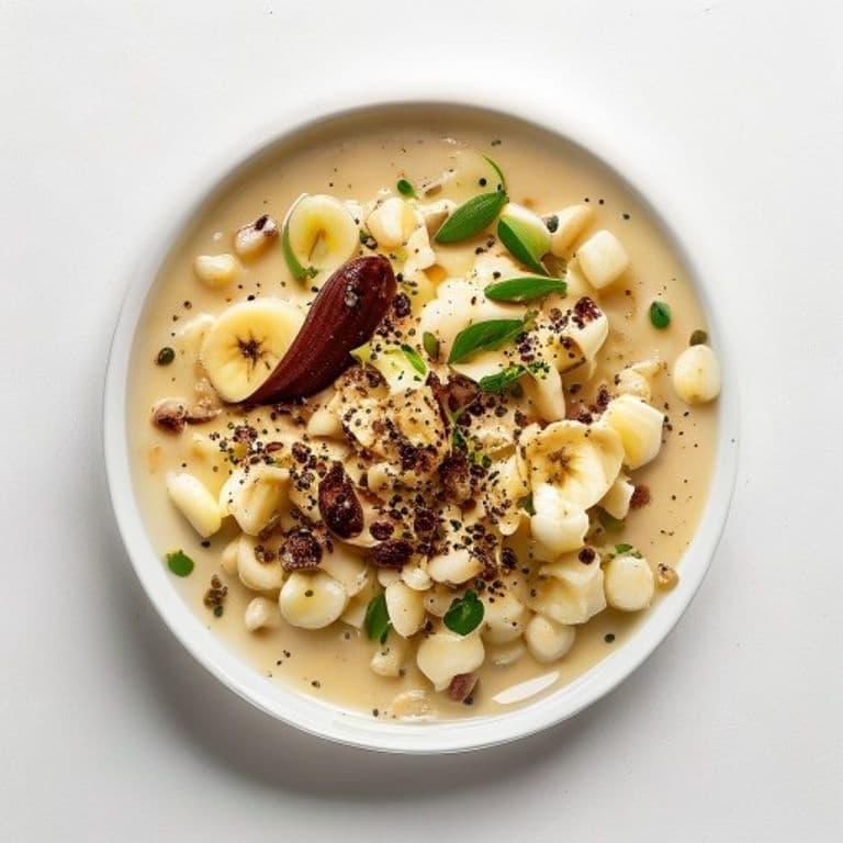 Porridge banane-cacao