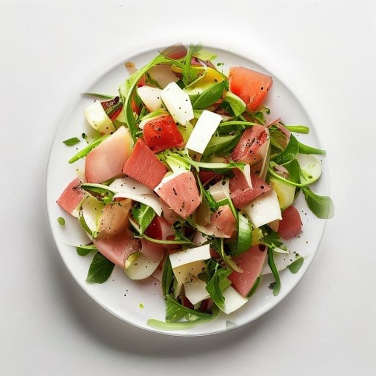 Salade d'endives, jambon et emmental