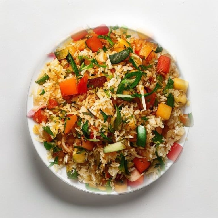 Riz sauté aux légumes