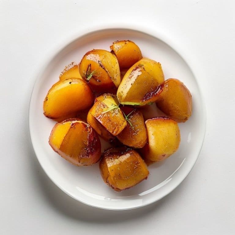Compote de pommes épicée cuite au four
