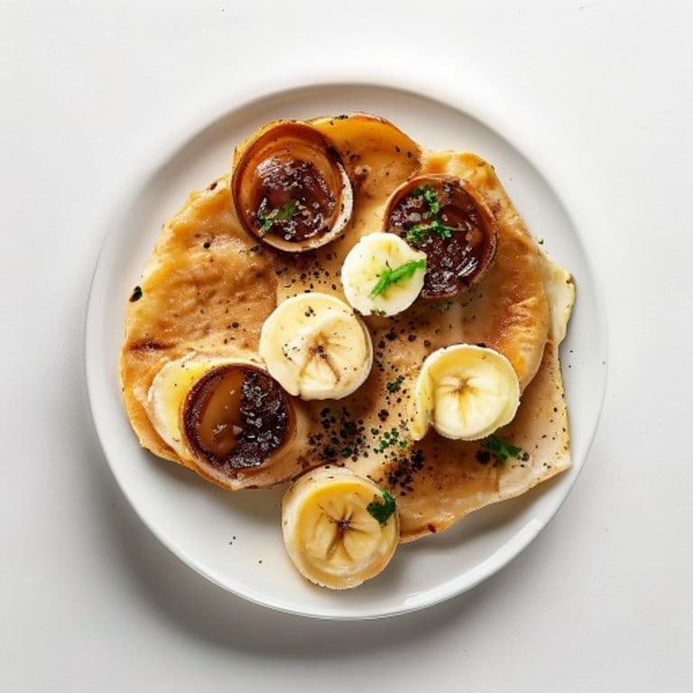Crêpes sucrées choco-banane