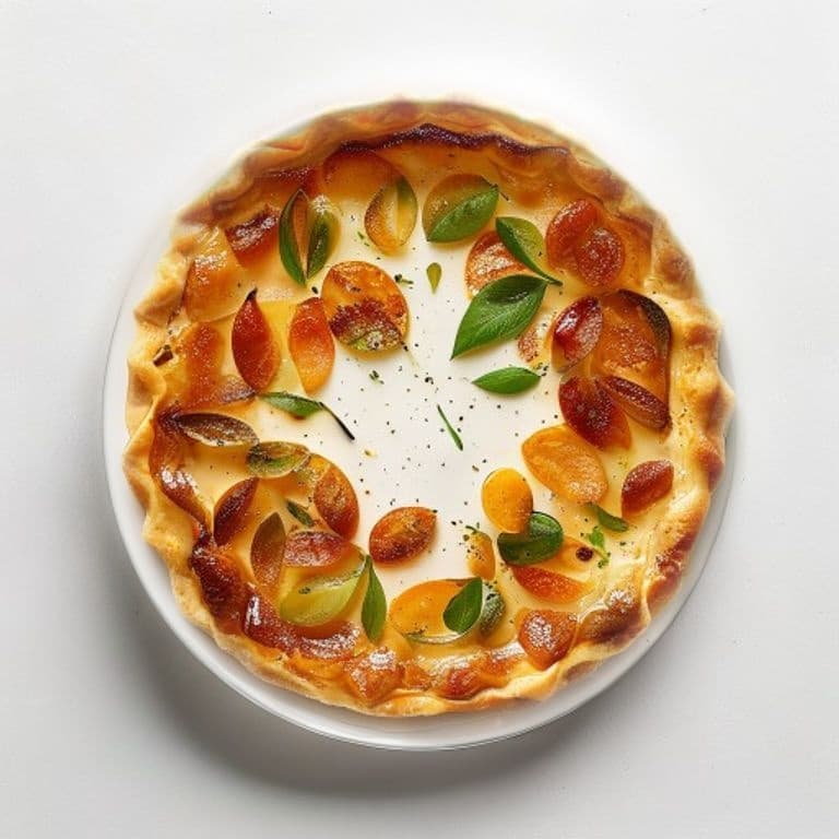 Tarte fine aux poires façon galette