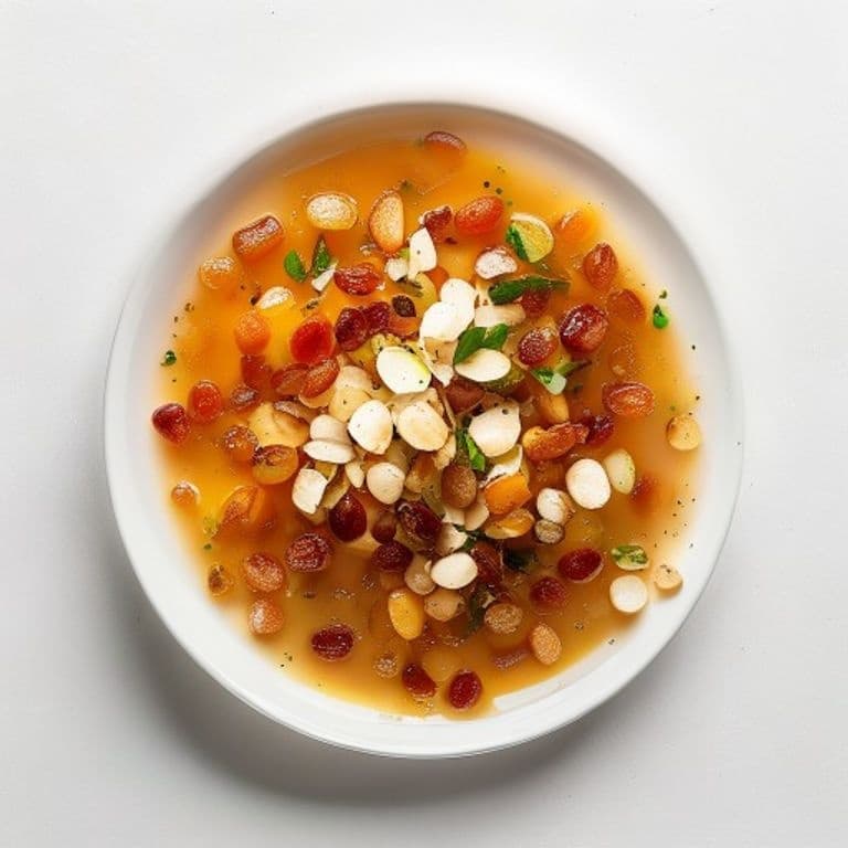 Compote d'abricot aux amandes