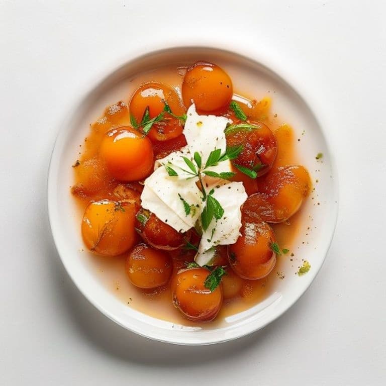 Compote de pommes maison et biscottes