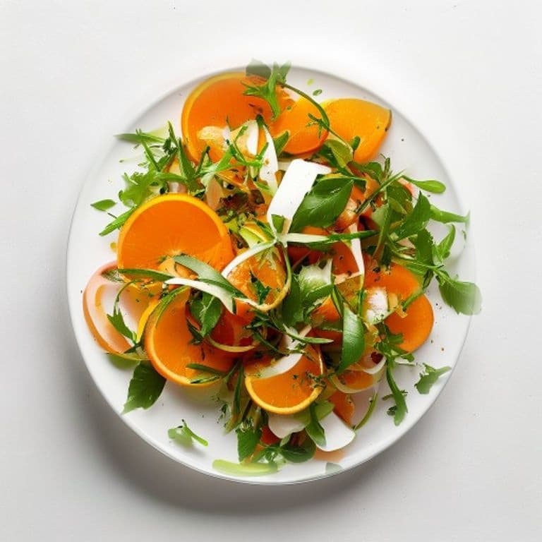 Salade de carotte, orange et menthe