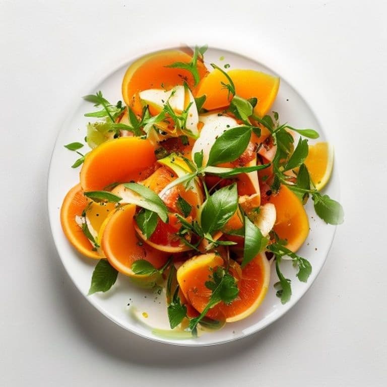Salade de melon, orange et menthe