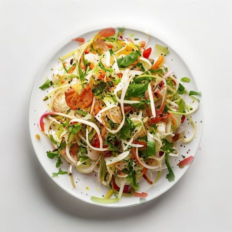 Salade de chou croquant, vinaigrette moutarde