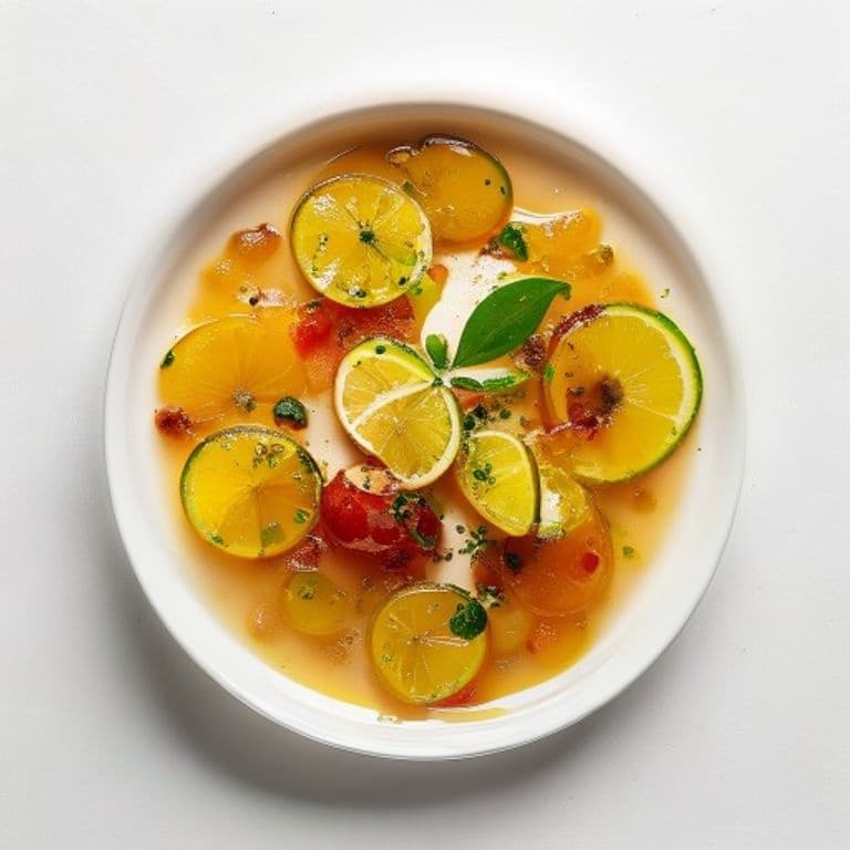 Compote pomme et citron vert