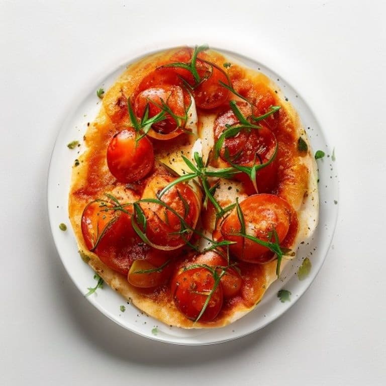 Pain à la tomate et origan (bruschetta simplifiée)