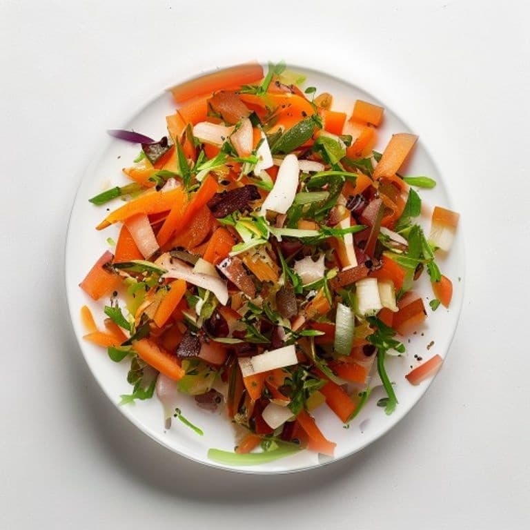 Salade de carottes râpées, cumin et raisins secs