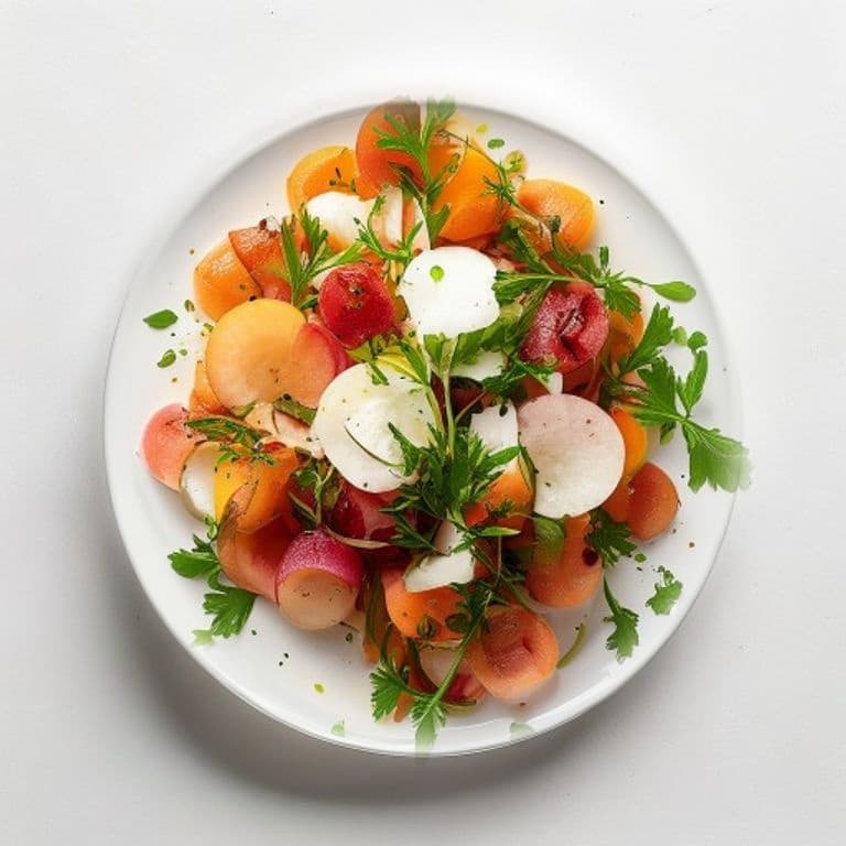 Taboulé de radis, persil et citron