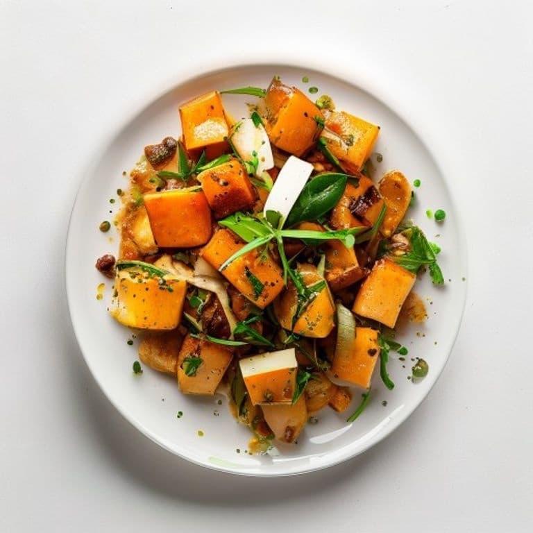 Tofu et légumes sautés, soja et gingembre
