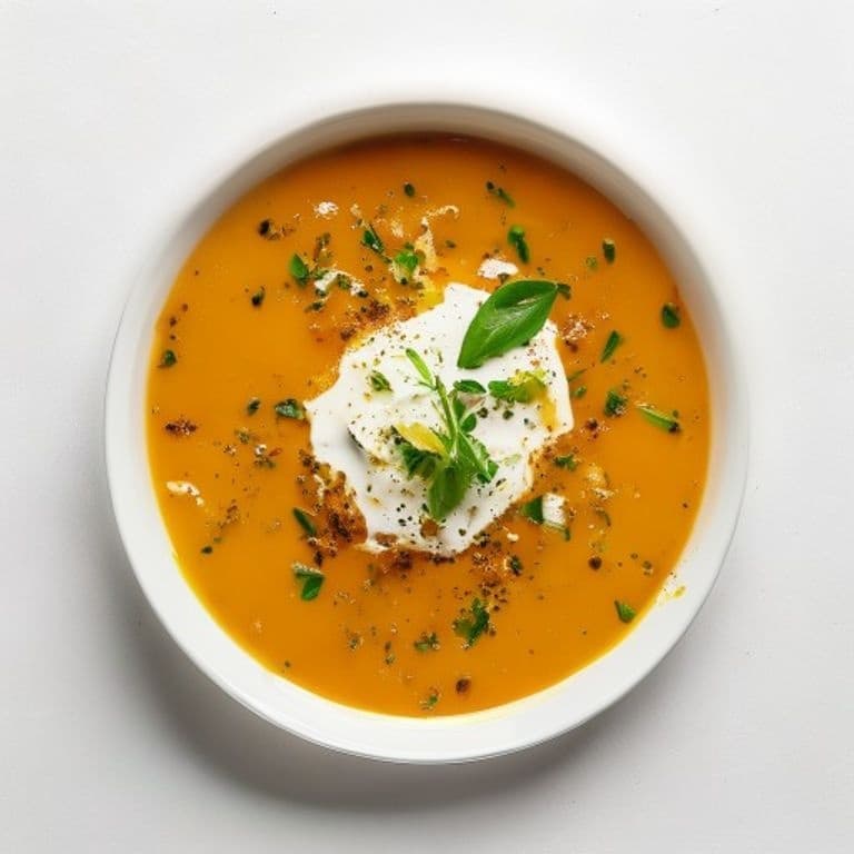 Velouté de potiron au curcuma