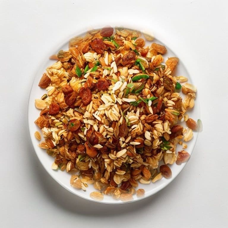 Granola aux cacahuètes et miel