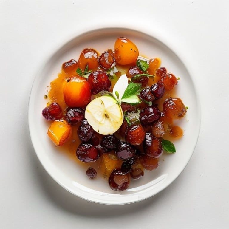Compote de raisin, pomme et cannelle