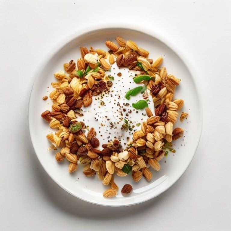 Yaourt et granola maison avoine-amandes