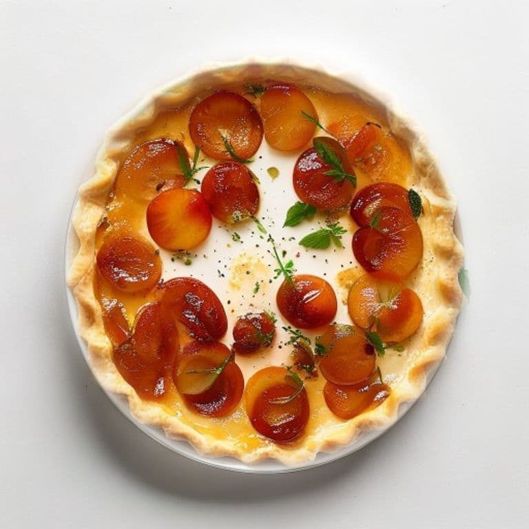 Galette fine aux pommes caramélisée
