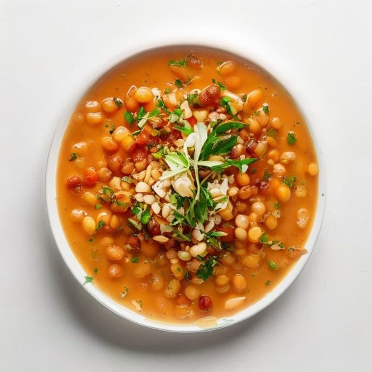 Dahl de lentilles corail au lait de coco