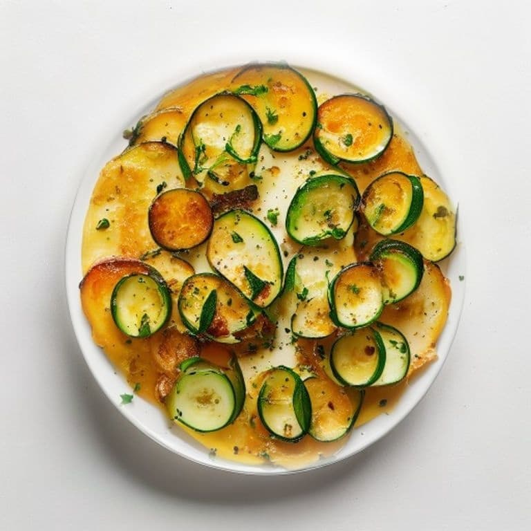 Gratin de courgettes au fromage râpé