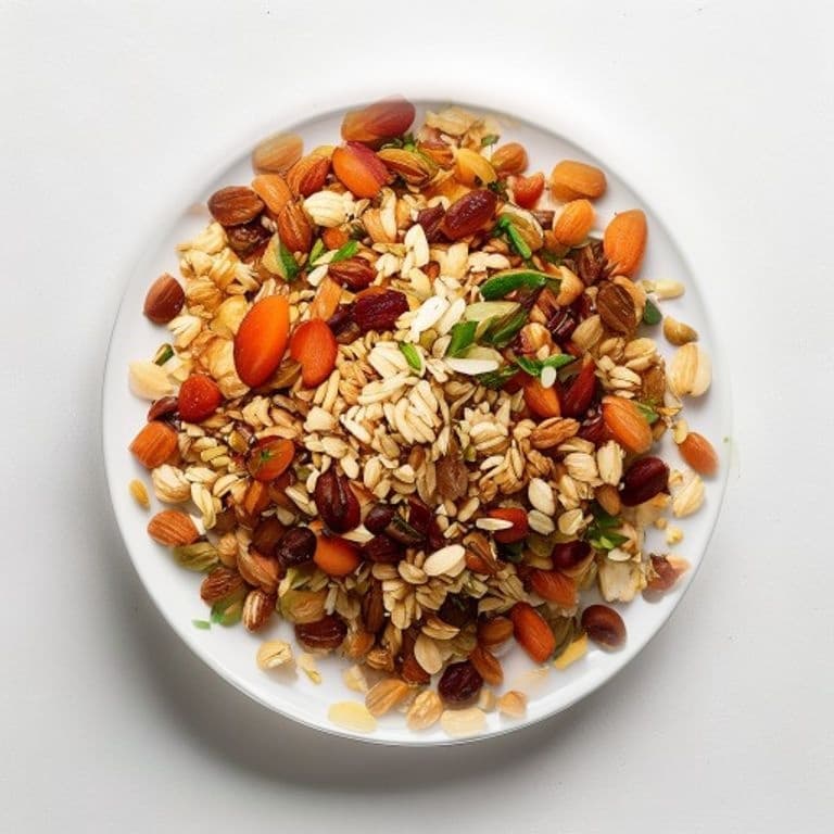 Granola aux amandes et abricots