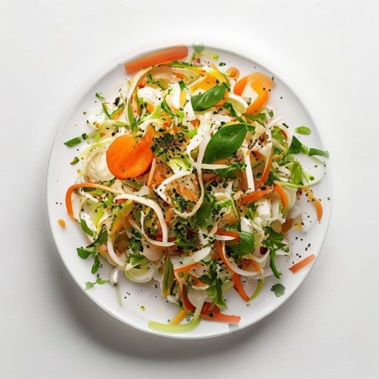 Salade de chou, carotte, cumin et citron
