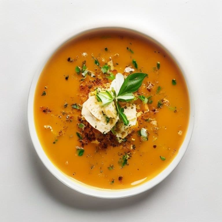 Soupe de potiron au curcuma