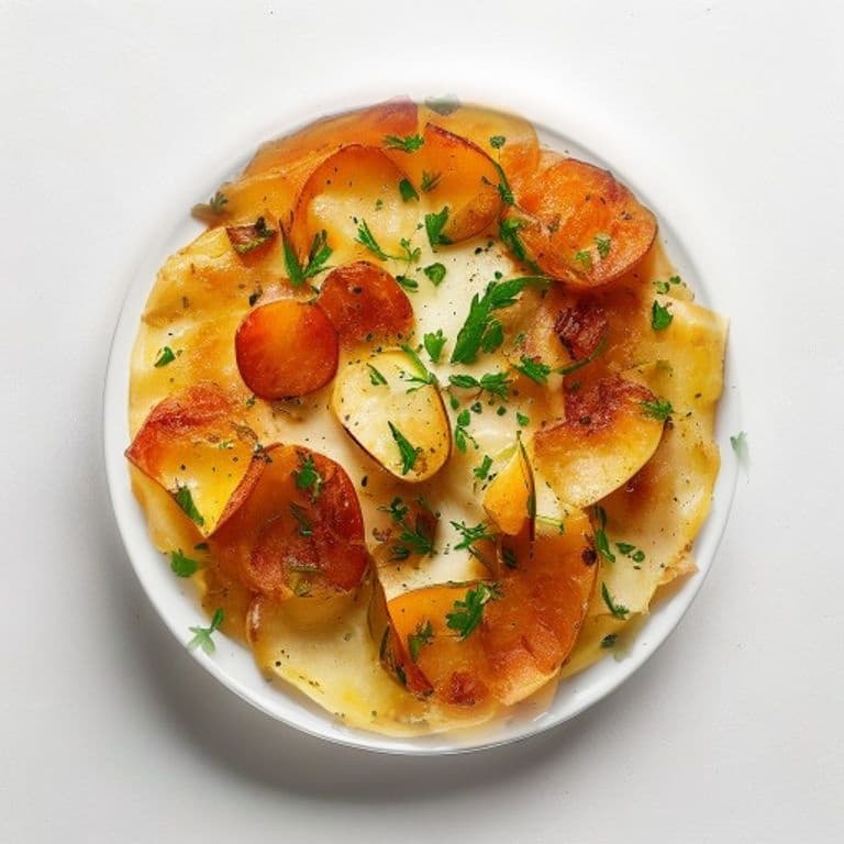 Gratin de pomme de terre et poireau