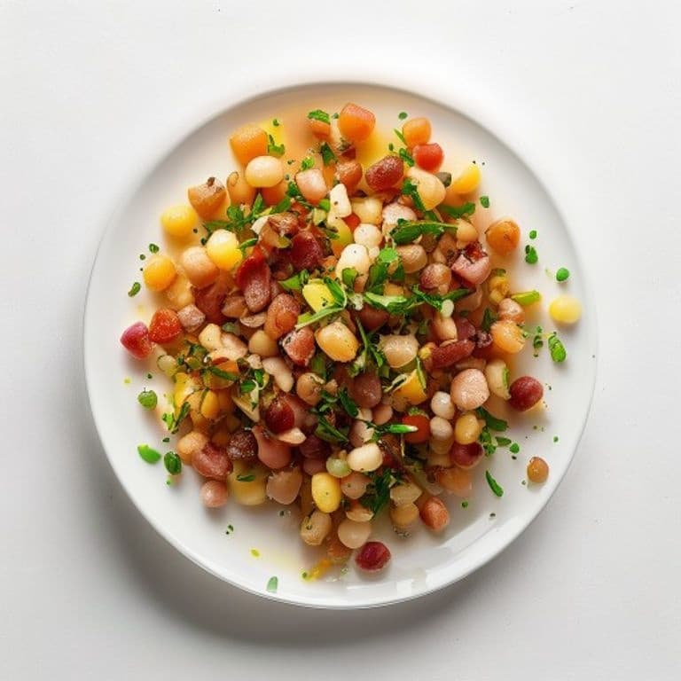 Poêlée de petits pois et jambon